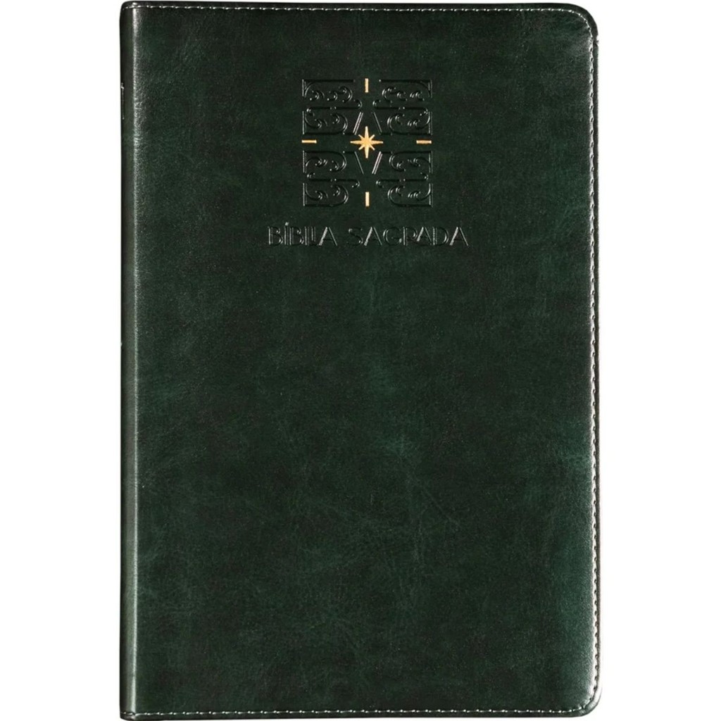 Bíblia Sagrada The Purpose Book | A21 | Capa Couro Soft Verde Luz