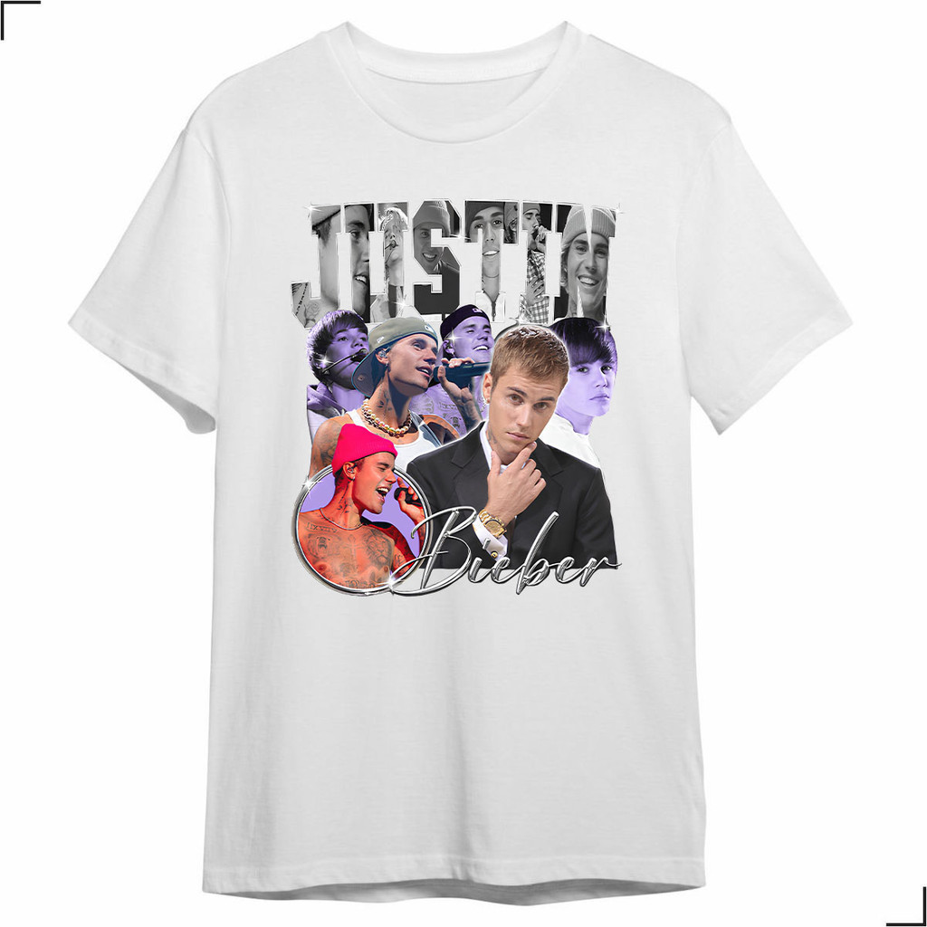 Camiseta Plus Size Justin Vintage Bieber Drew Tour Purpose
