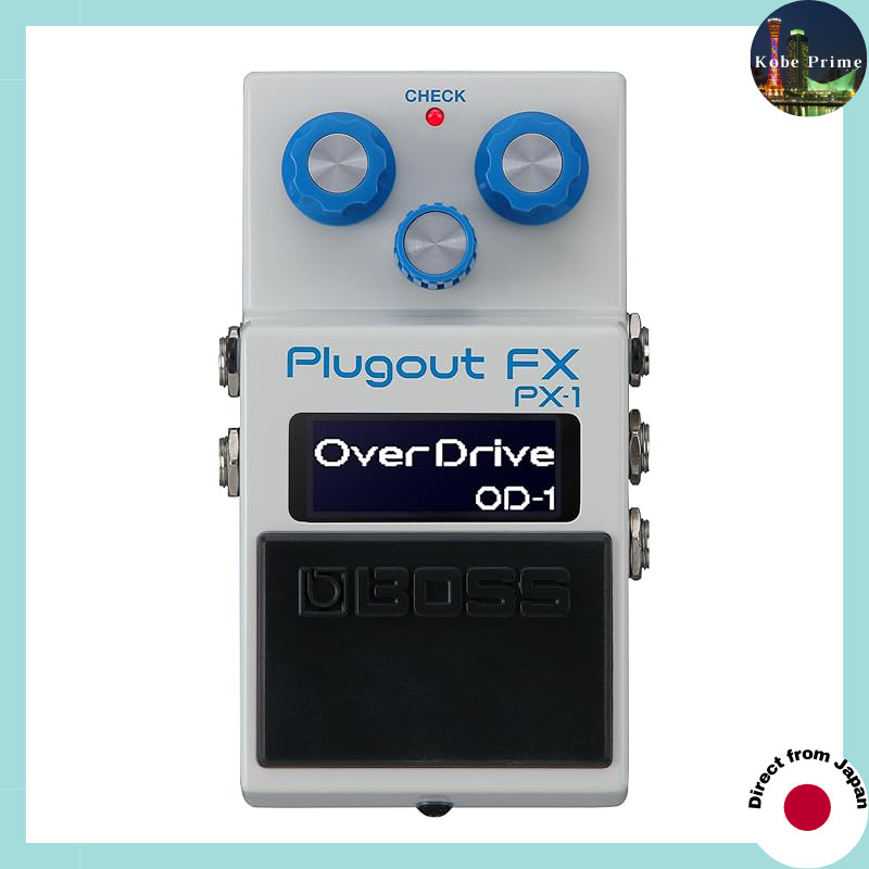 BOSS Plug-Out FX PX-1 Effect Pedal with Up to 16 Effects, Expandable Effects, Dedicated App for Guitar and Band, Lightweight Sound.