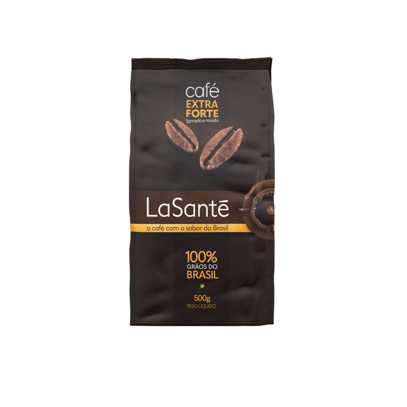 Café Torrado E Moído Extra Forte La Sante 500g / 250g Pouch Envio Imediato