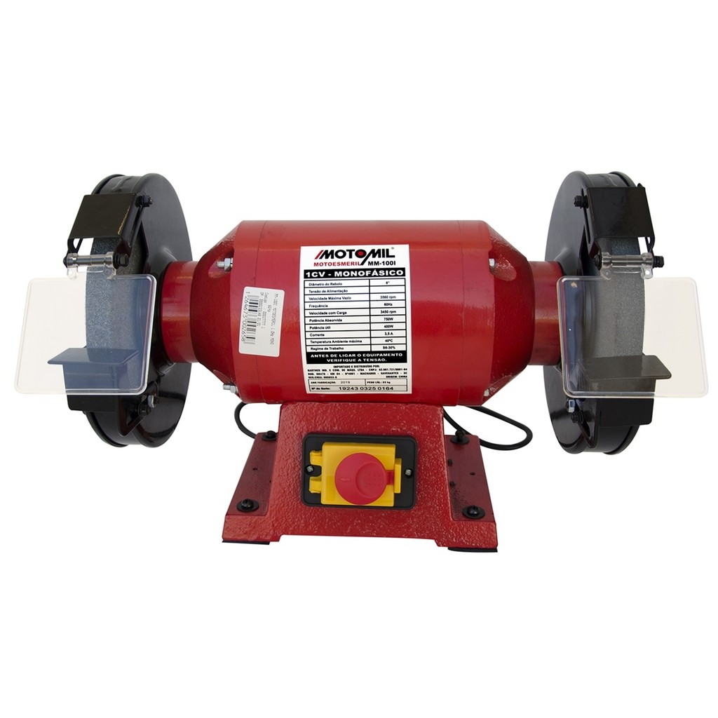 Motoesmeril Profissional 1HP MM-100I Motomil monofásico 220v