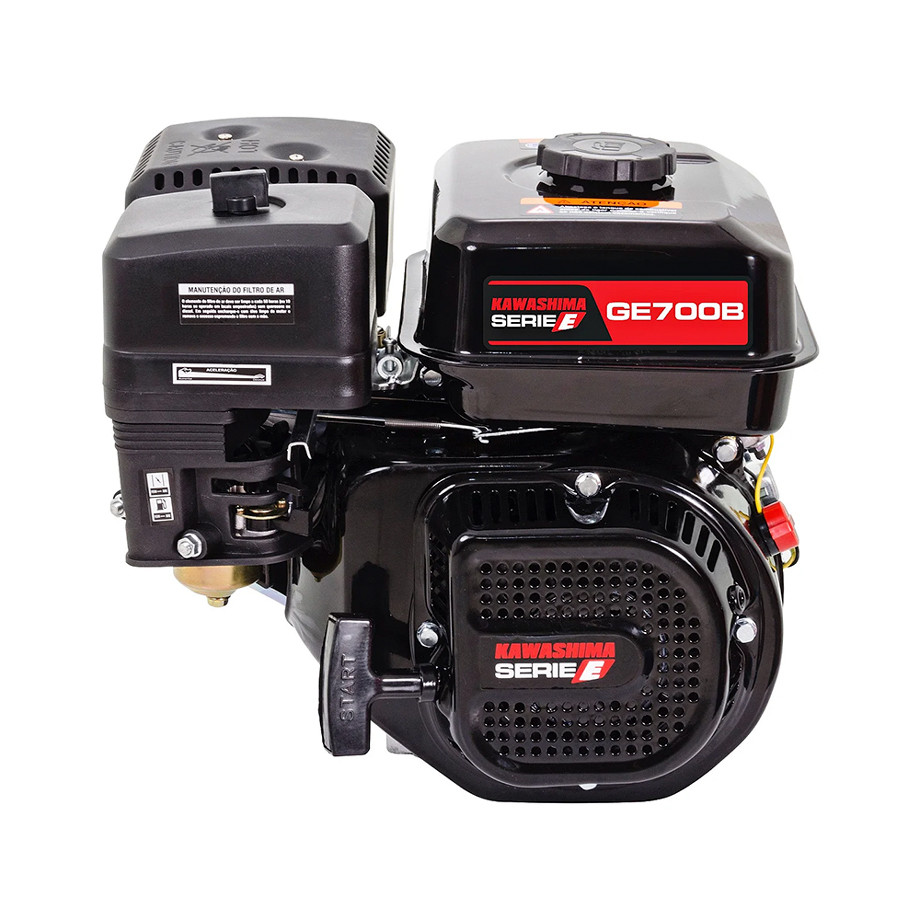 Motor Estacionário a Gasolina 7HP com Partida Manual Kawashima GE700-B