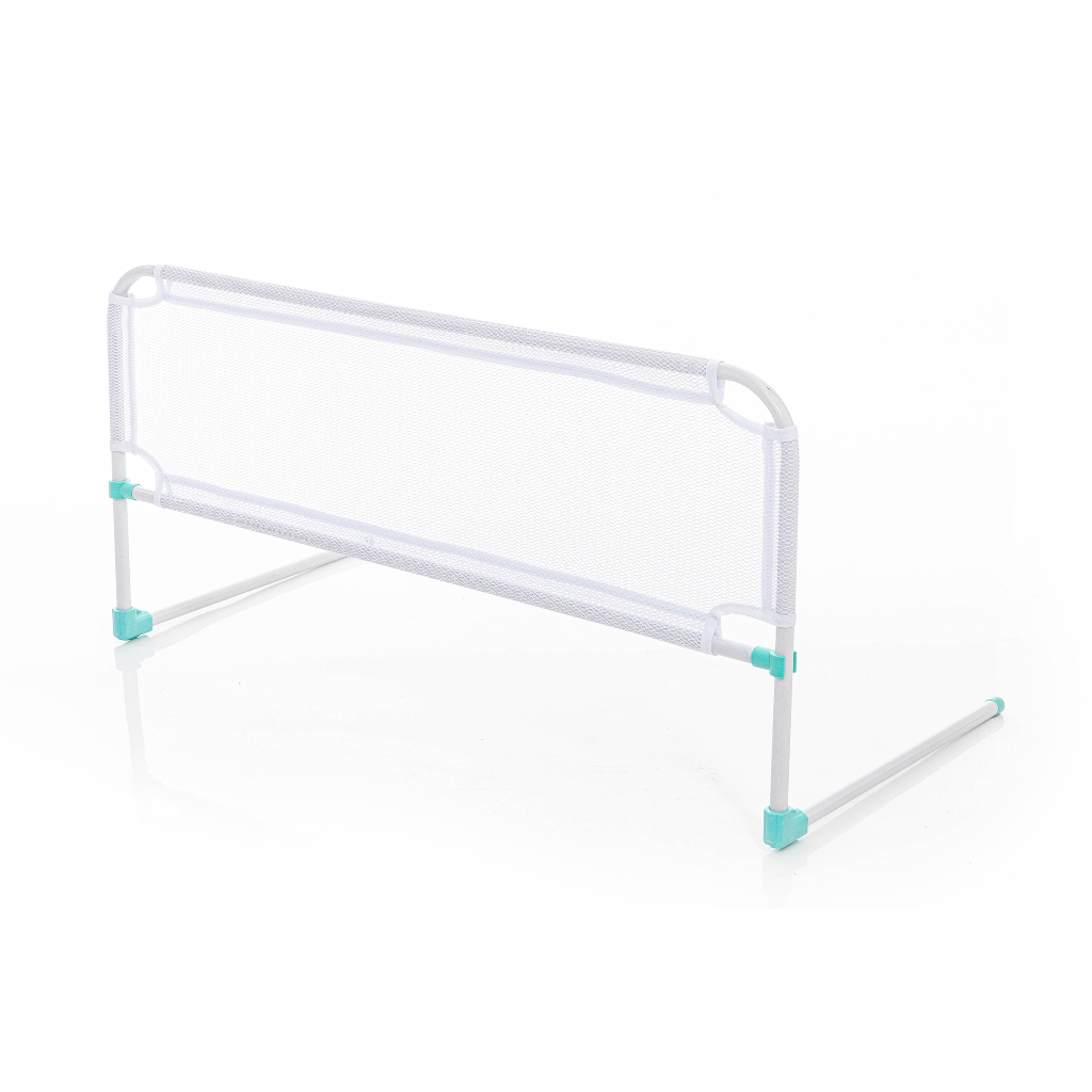 Grade Para Cama Com Tela De Segurança Casal Solteiro Idosos Cor Branco Liso