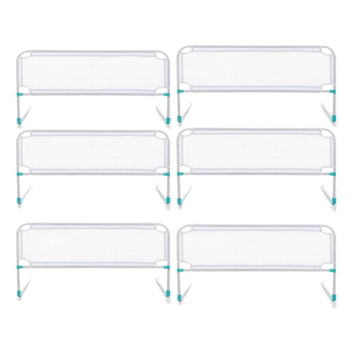 06 Telas Cama Box Queen Protetor Grade De Cama Bebê Idoso