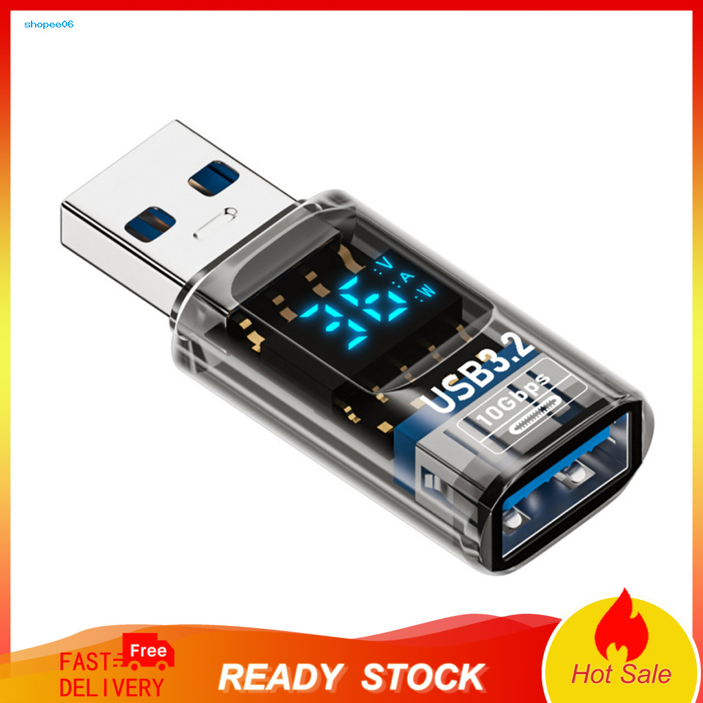 Monitoring Adapter Data Transfer Usb C Type-c 36w/60w Fast Charging with Digital Led Display 3.2 10gbps High-speed for T