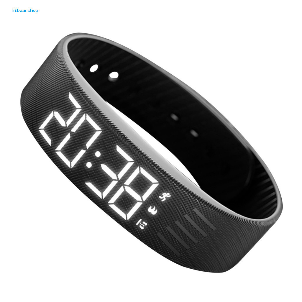 Vibration Alarm Wristband Silent Vibrating Watch for Sleepers – Digital Bracelet with Step Counter Stopwatch Timer for