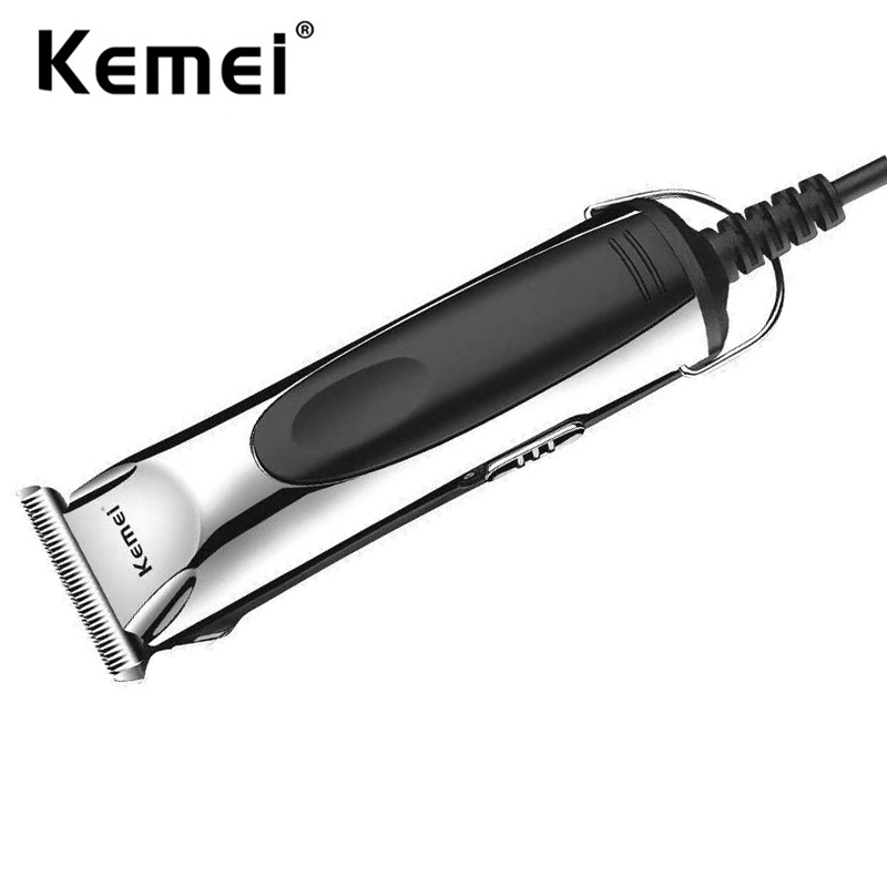 Kemei 850 Aparador De Cabelo Profissional plug in Elétrico Cortador Com Fio Para Homens Crianças Home Haircut Kit