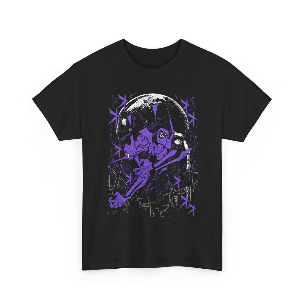 Camiseta Masculina Feminina Evangelion Eva 01 Anime T-shirt Unissex Streetwear Envio Imediato