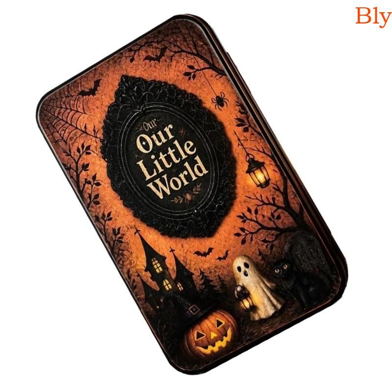 Bly Halloween Shelf Frame Accent Com Ambiente De Luz Quente