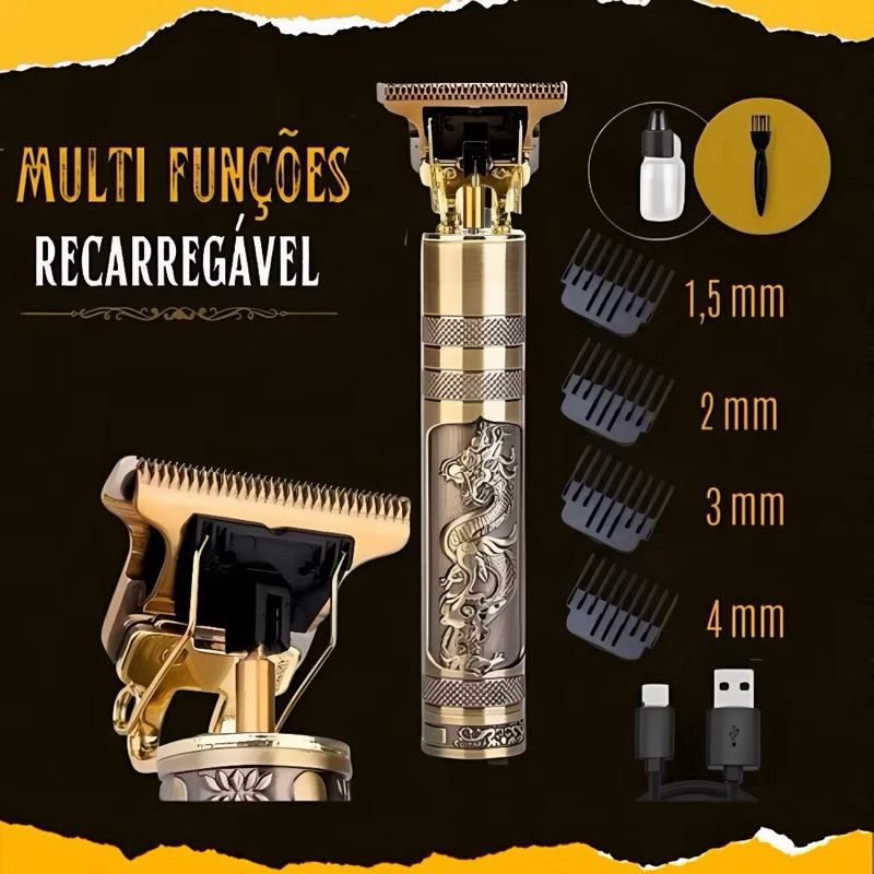 Barbeador-cuidados masculinos e aparador de pelos Maquina cortar cabelo