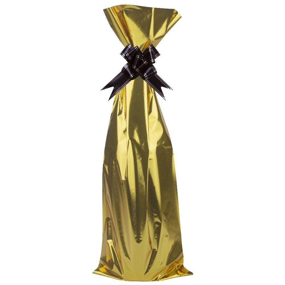 Saco de Presente para Garrafa 15x44cm 5 unidades Cromus
