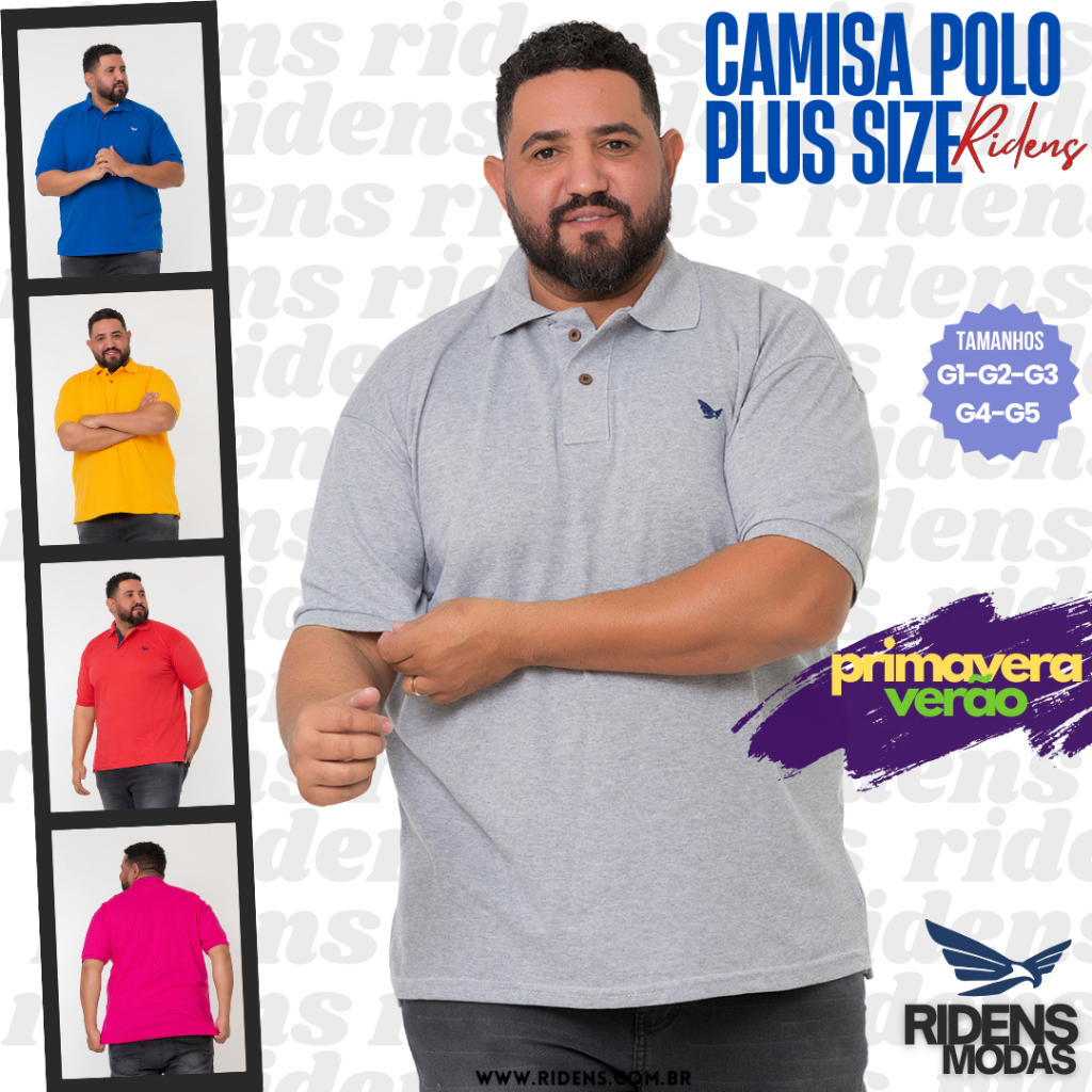 Camisa masculina gola polo Varias cores Qualidade e Preço Baixo