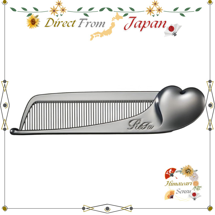 ReFa HEART COMB Aira CHROME Folding Hair Comb Black Chrome RS-CC-03A【 Direct from Japan 】