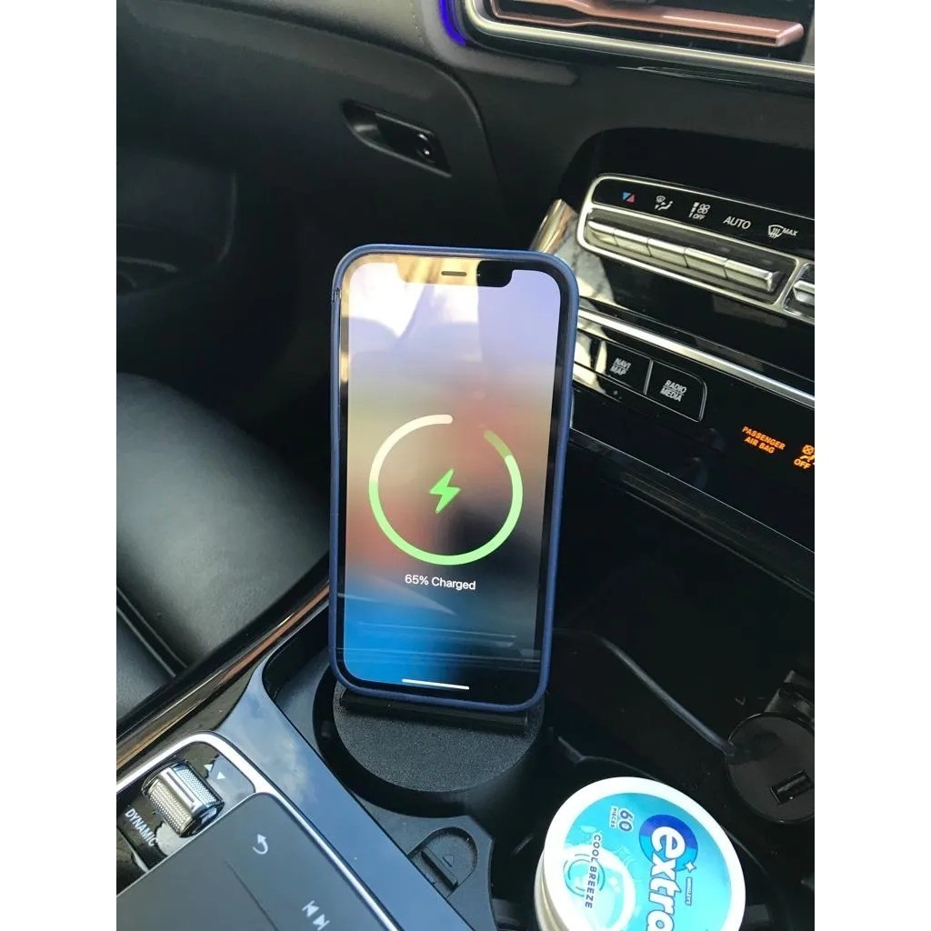 Suporte para acoplar Magsafe Para Celular Em Porta-copos De Carro.Atenção Leia a Descrição do Anuncio antes da compra.