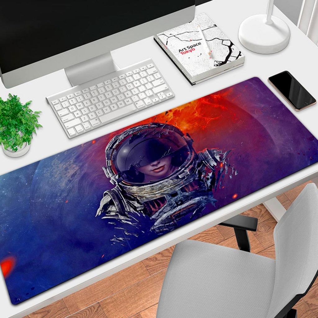 MOUSEPAD GAMER HIGH SPEED - 90X35 - Astronauta Abstrato