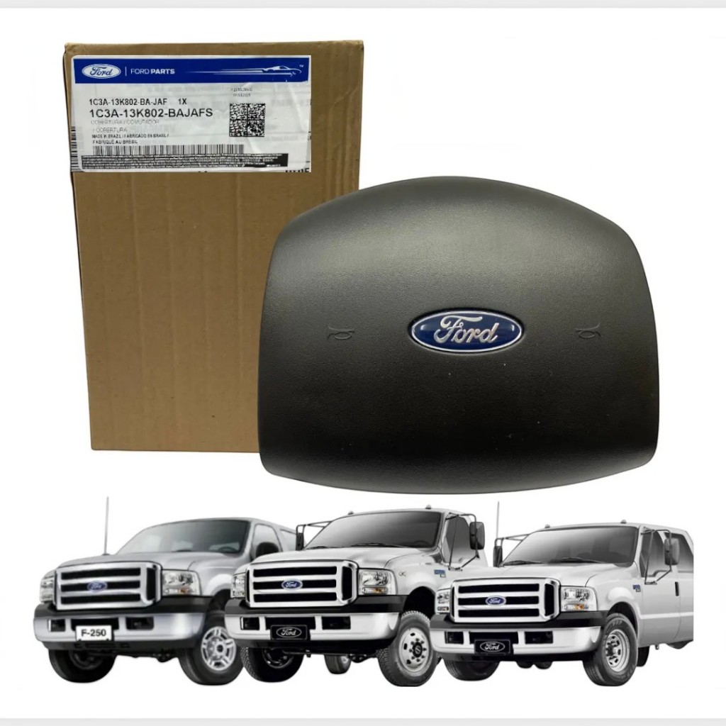 Tampa Capa Botão Buzina S/ Air Bag 01/19 Ford F250/350/4000