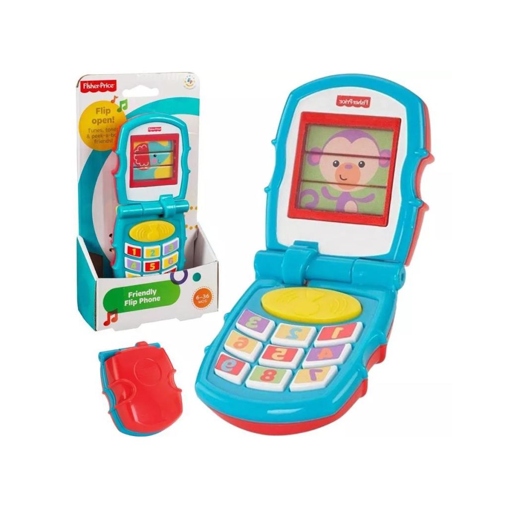 Celular dos Animais Fisher-Price Mattel Y6979 - Brinquedo Educativo para Bebês a Partir de 6 Meses