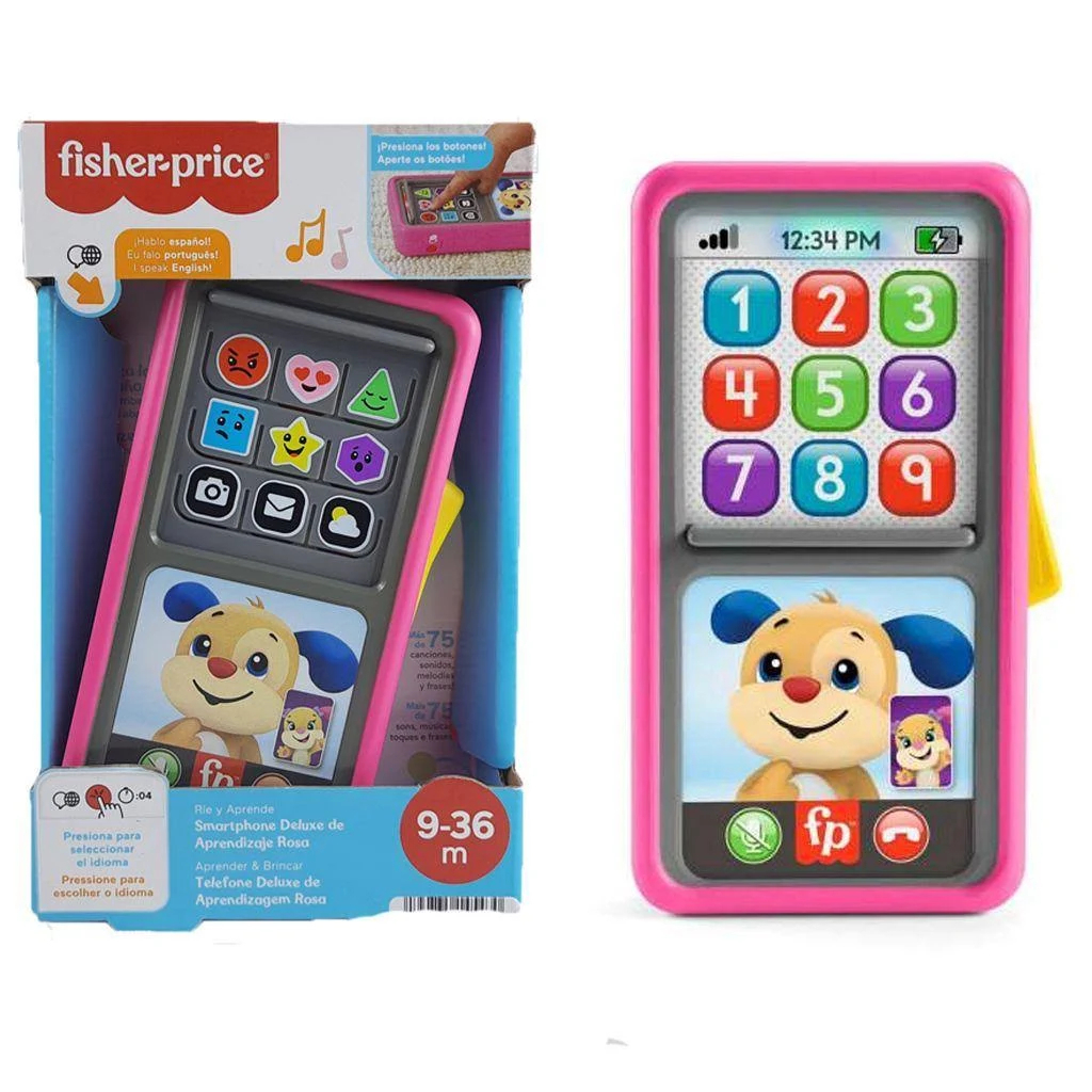 Telefone Brinquedo de Aprendizagem Fisher Price Deluxe - Mattel HNM82