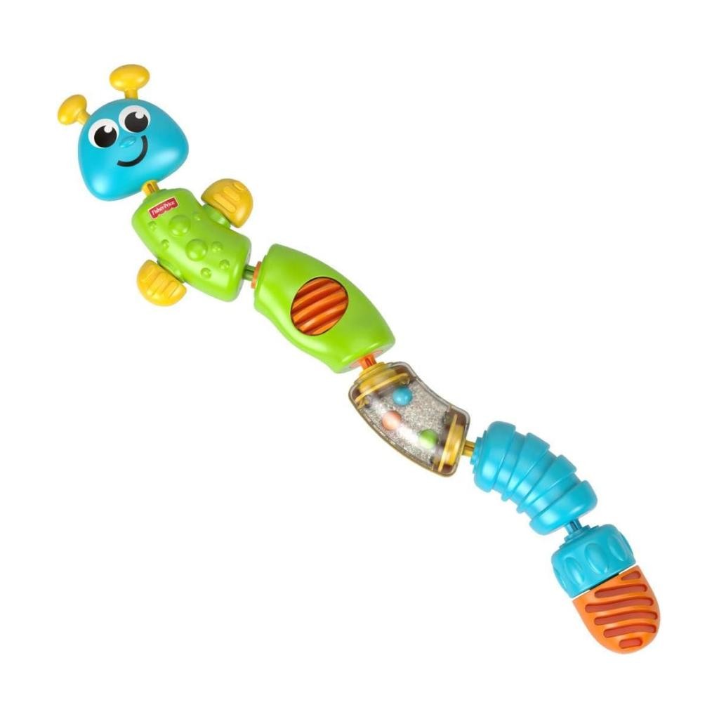 Chocalho Lagartinha Encaixa e Solta Fisher Price - Estímulo e Diversão para Bebês