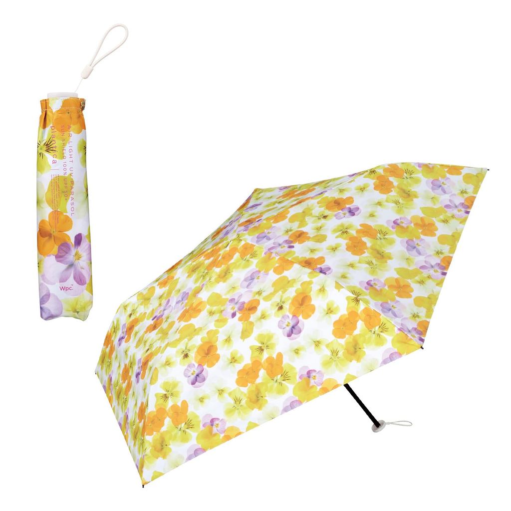 Wpc. Floral Print Tiny Umbrella [plantica×Wpc.] - Lightweight, UV Protection, Foldable, Stylish, for Women