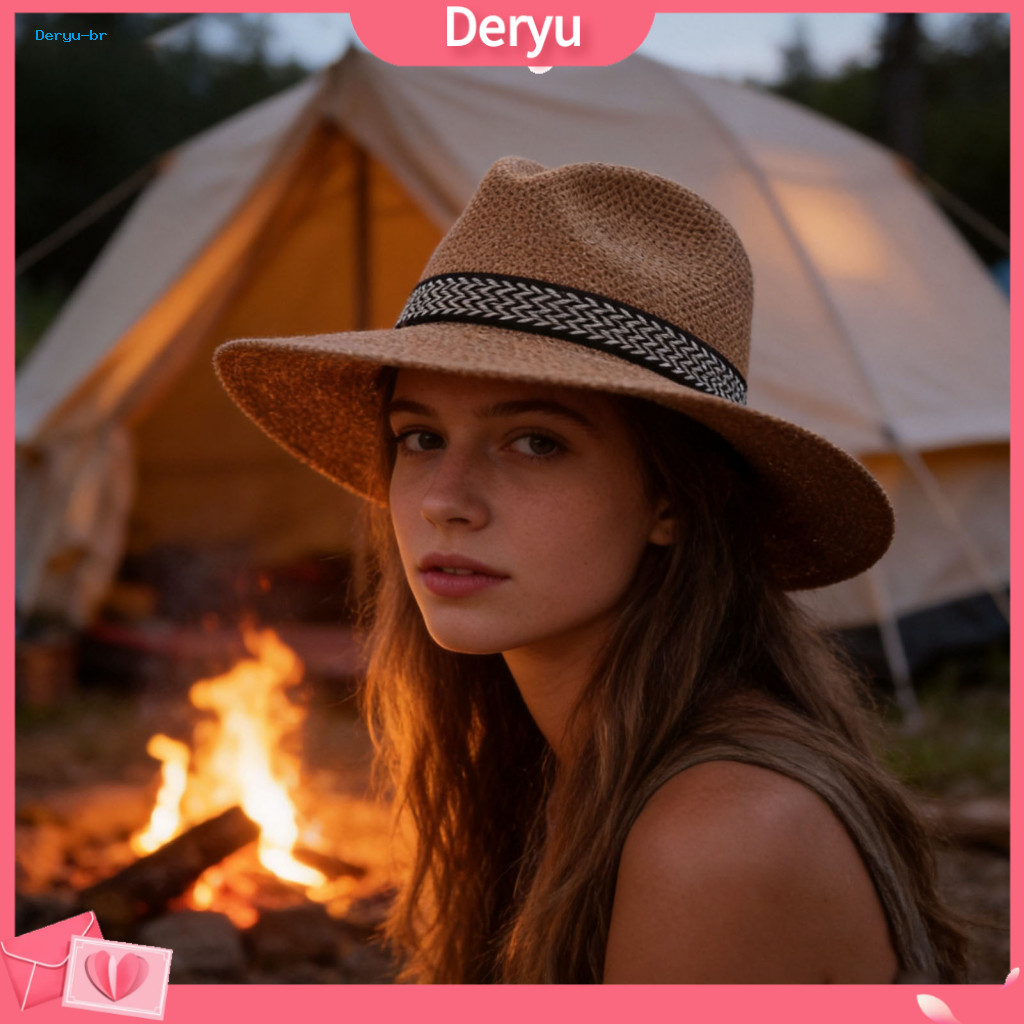 Retro Sun Hat Travel Wide Brim for Women Men Breathable Mesh Foldable Outdoor Fishing Cap Uv Protection Summer Beach