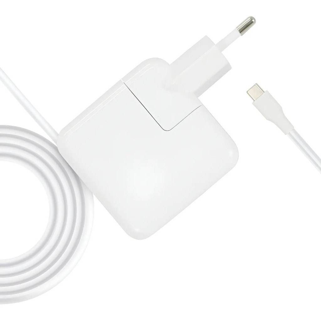 Fonte Compatível Para Mac Air 13 Inch A1932 61w Usb-c Branco