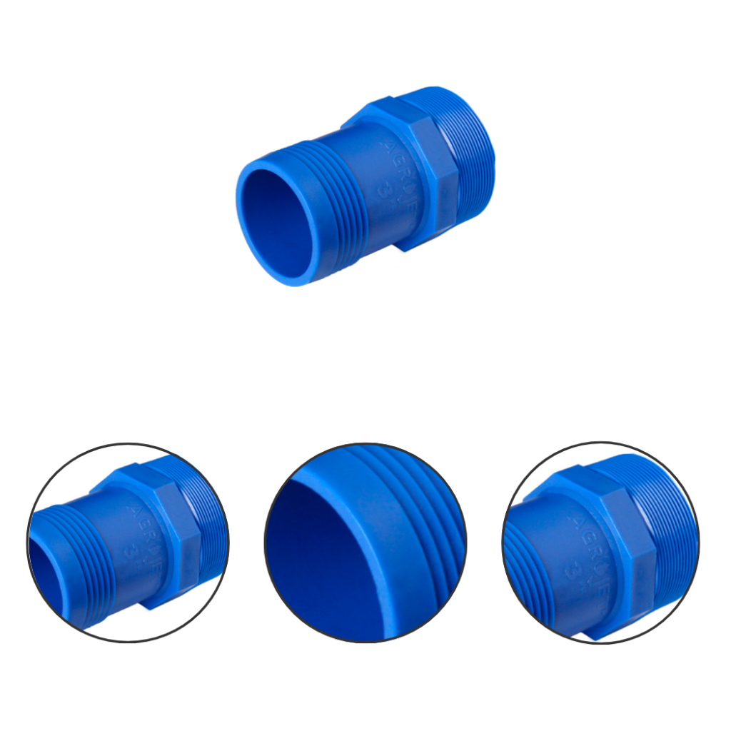Adaptador Com Rosca Macho Para Sistema de Irrigações 3´´