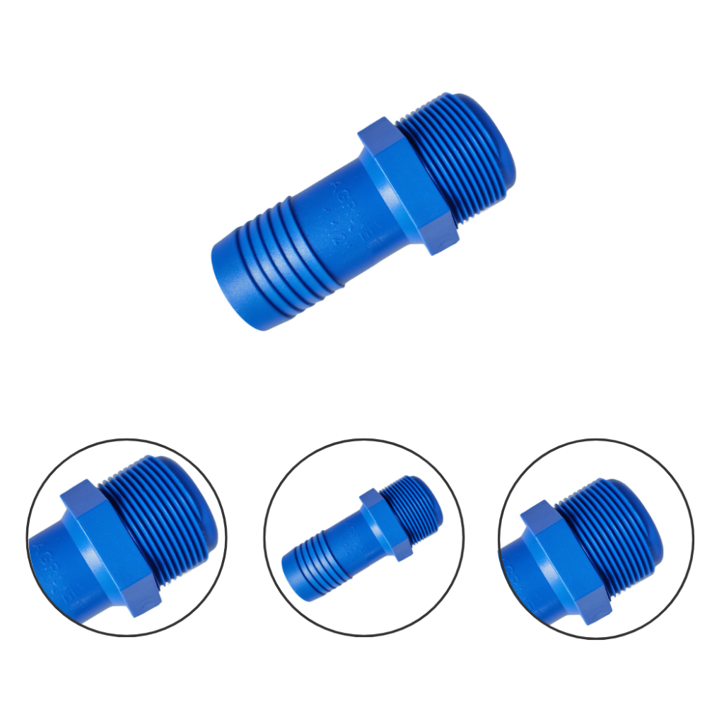 Adaptador Com Rosca Macho Para Sistema de Irrigações 1.1/2´´