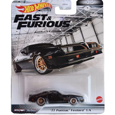 Hot Wheels '77 Pontiac Firebird T/A, Fast & Furious 3/5
