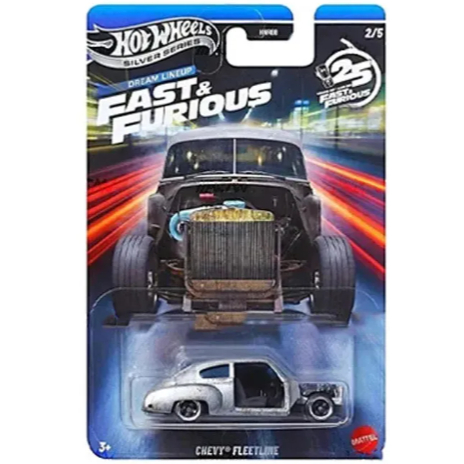 Hot Wheels Chevy Fleetline Fast & Furious Silver Series