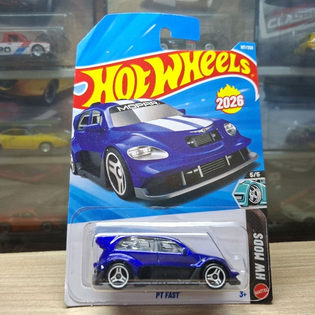 Hot Wheels PT Fast Mopar Blue J 2026-Hotwheels Originais-Brinquedos De Carro Fundido Para Crianças
