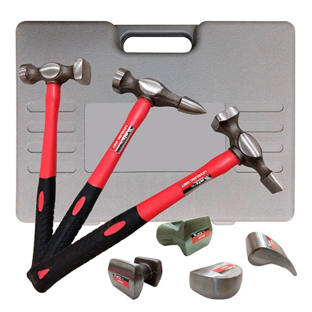 Kit de Martelo e Tasso Chapeador 7pcs MTX