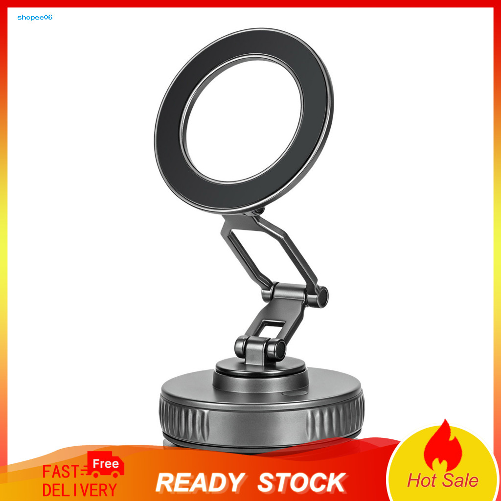 Navigation Phone Holder Car Foldable Dashboard Magnetic Mount Strong Suction Vacuum Adhesive Stand with Most Phones for