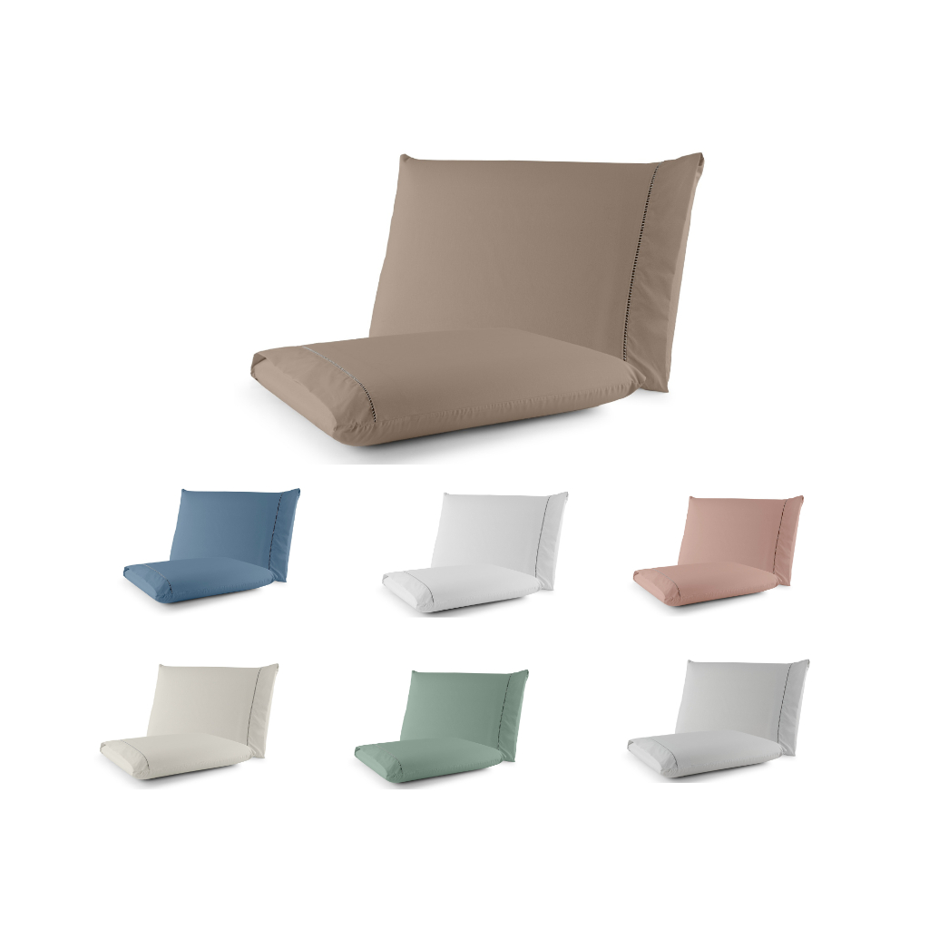 Par De Fronhas 400 Fios Sleep - 70cm X 50cm Toque De Pessêgo
