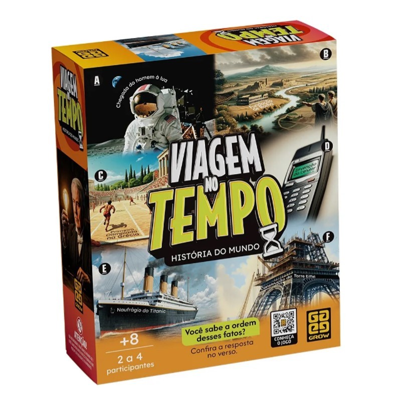 Jogo Viagem No Tempo - Grow