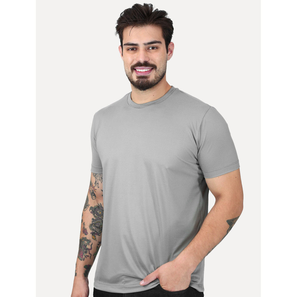 Camiseta K&J Black Travel Pack Tech Anti Odor Cinza CA.02.008J 00025 Original