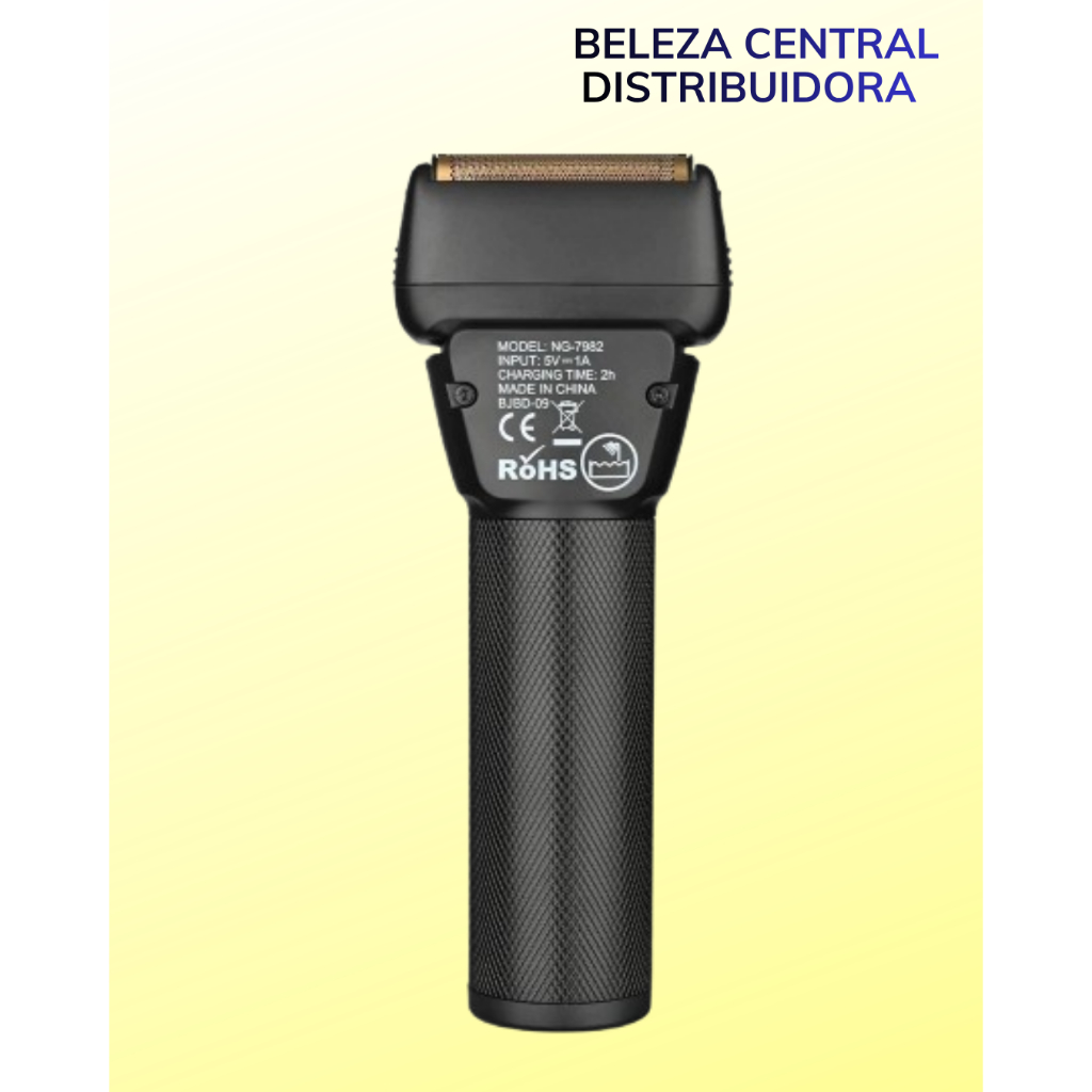 Máquina Shaver Wmark NG 7982 Ergonômica Bivolt USB-C 9000RPM Acabamento Profissional