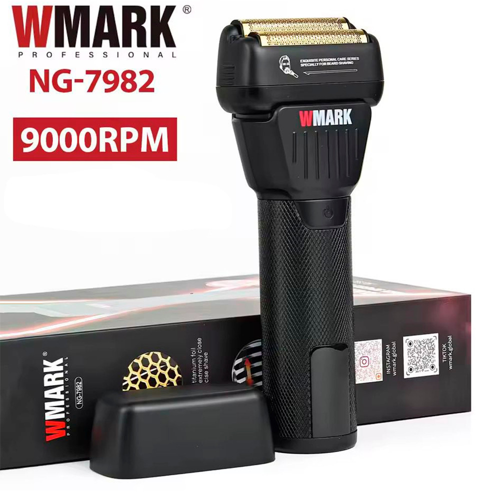 Wmark NG 7982 Shaver Recarregavel Para Barbeiros Profissionais