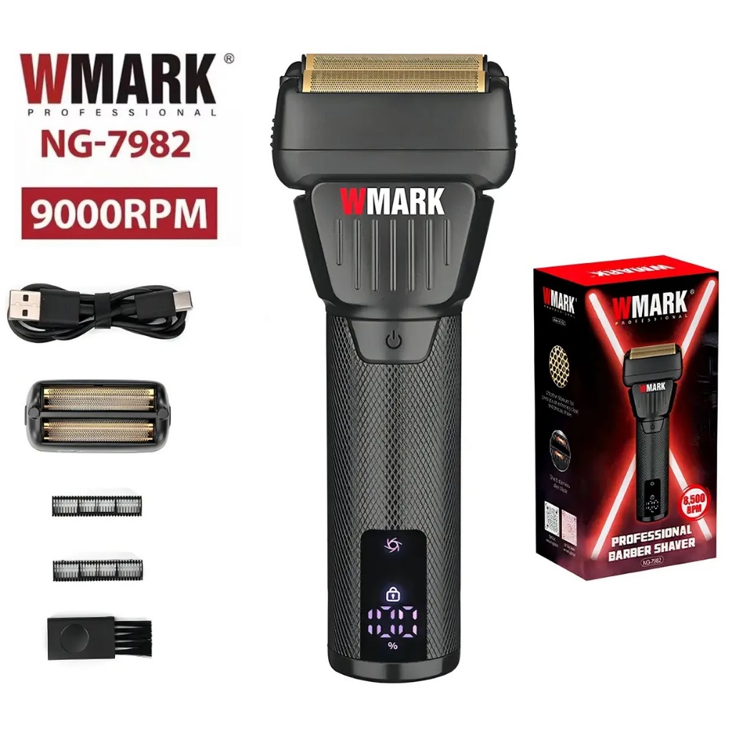 Shaver WMARK NG-7982 Black 9000rpm