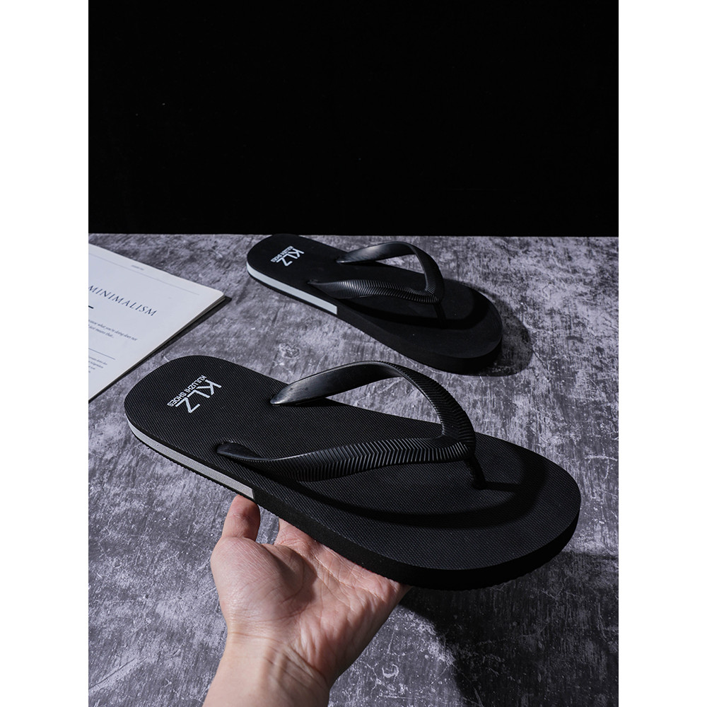 Cool Road Straight Flip-Flops Homens Verão 2026 Novo Estilo Anti-Slip Outdoor Flip-Flops Vietnã Trendy Men