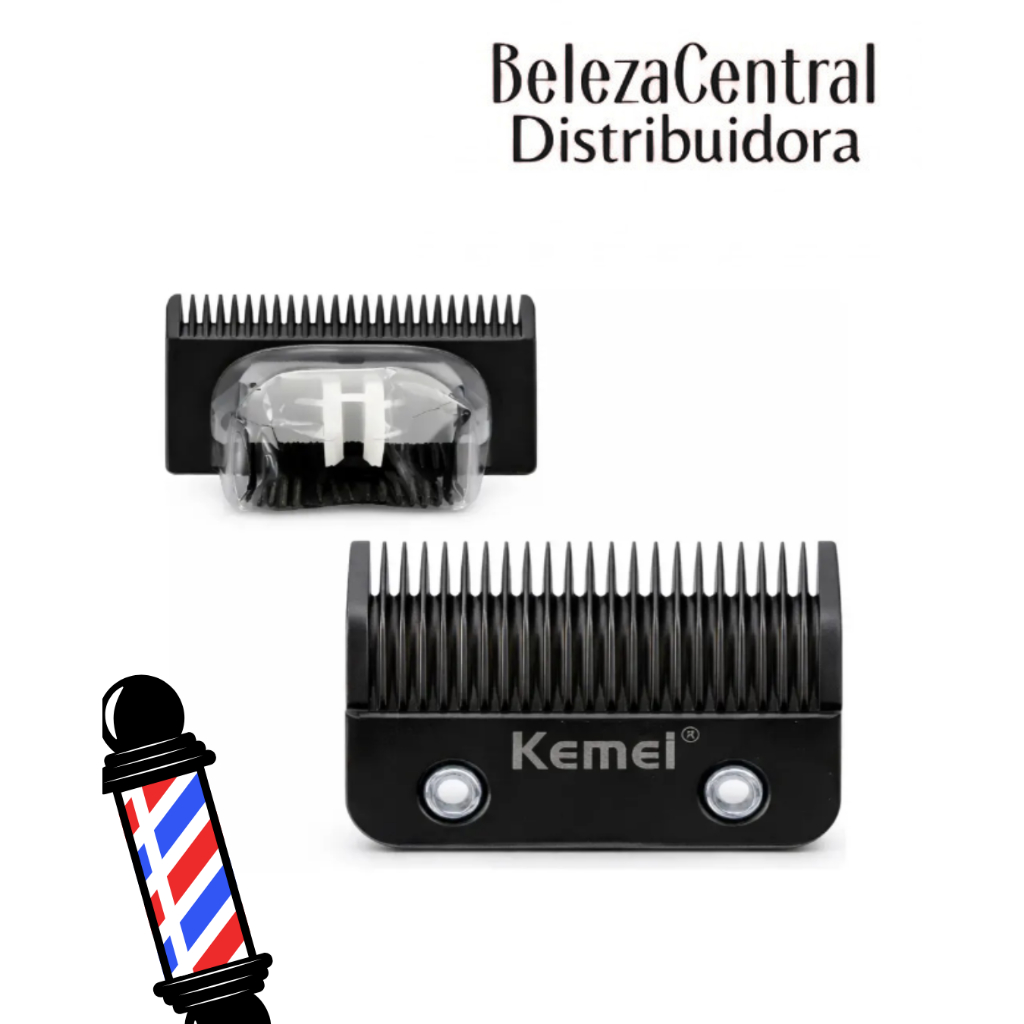 Lâmina De Reposição Máquina de Corte Wmark Ng 133 Kemei 2296 Preto