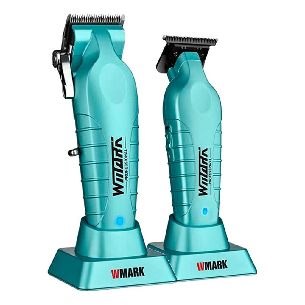 Máquina Wmark Corte Cabelo Ng 133 Azul Maquina Ng 133 Wmark Maquina Wmark Ng 133
