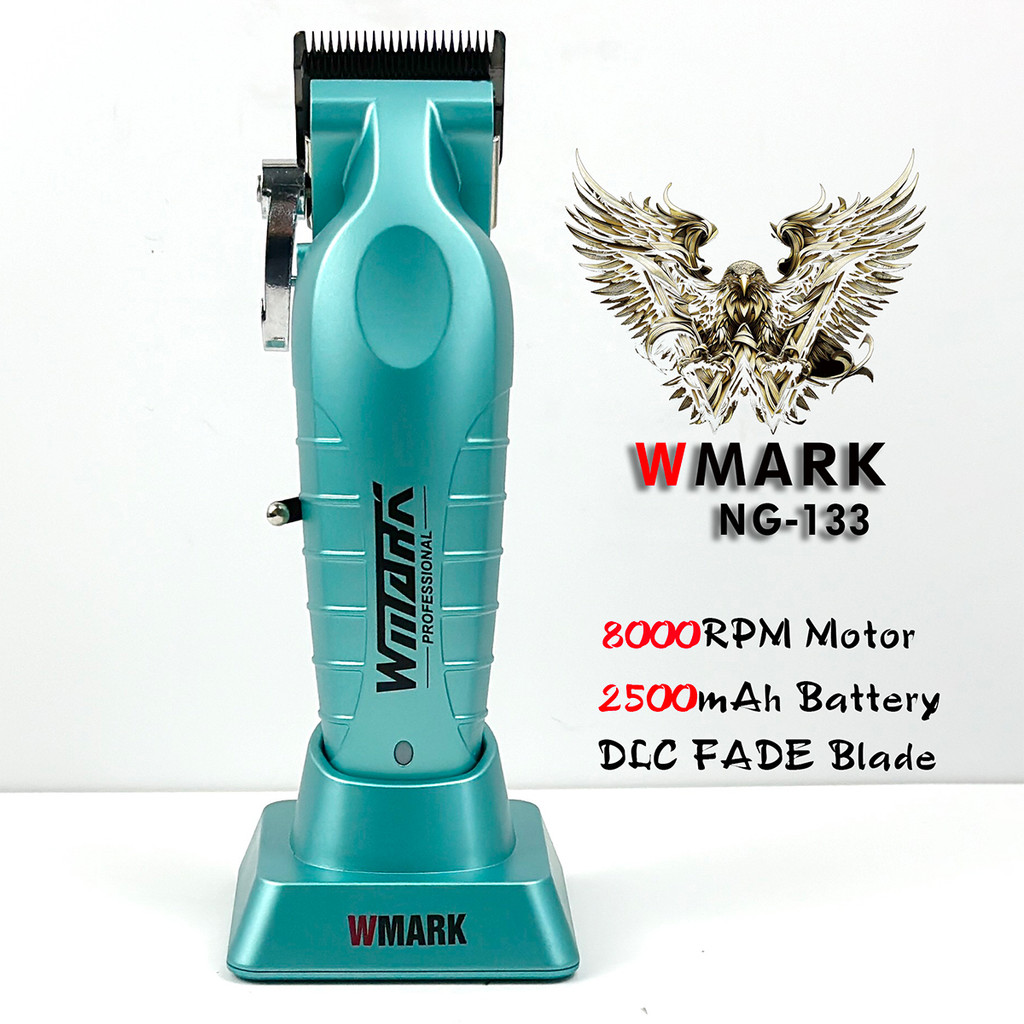 Máquina De Cortar Cabelo WMARK NG-133 8000-8500RPM 2500mAh 9CR18 Lâmina De Carregamento USB Stan