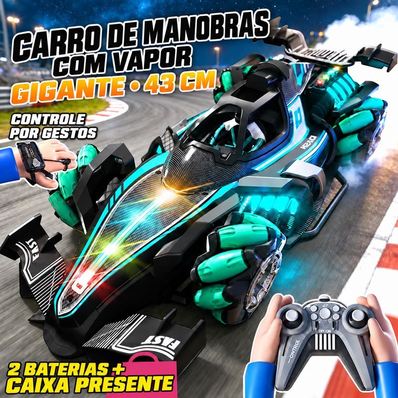 Formula 1 Rechargeable Remote Control Car with Drift, Smoke and Lights | Children's toys Drift Formula Sound Children's