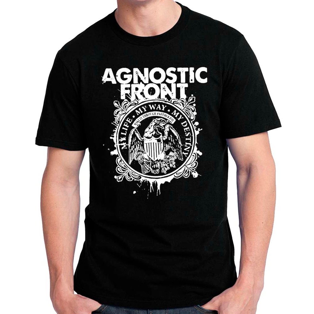 AGNOSTIC FRONT my life - camiseta, babylook, regata, manga longa e blusa moletom