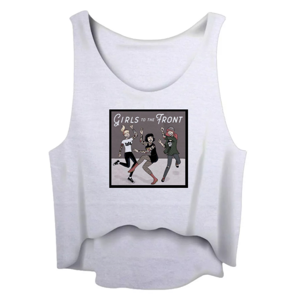 Cropped Girls to the Front || Regata Tshirt Tumblr Aesthetic Pinterest