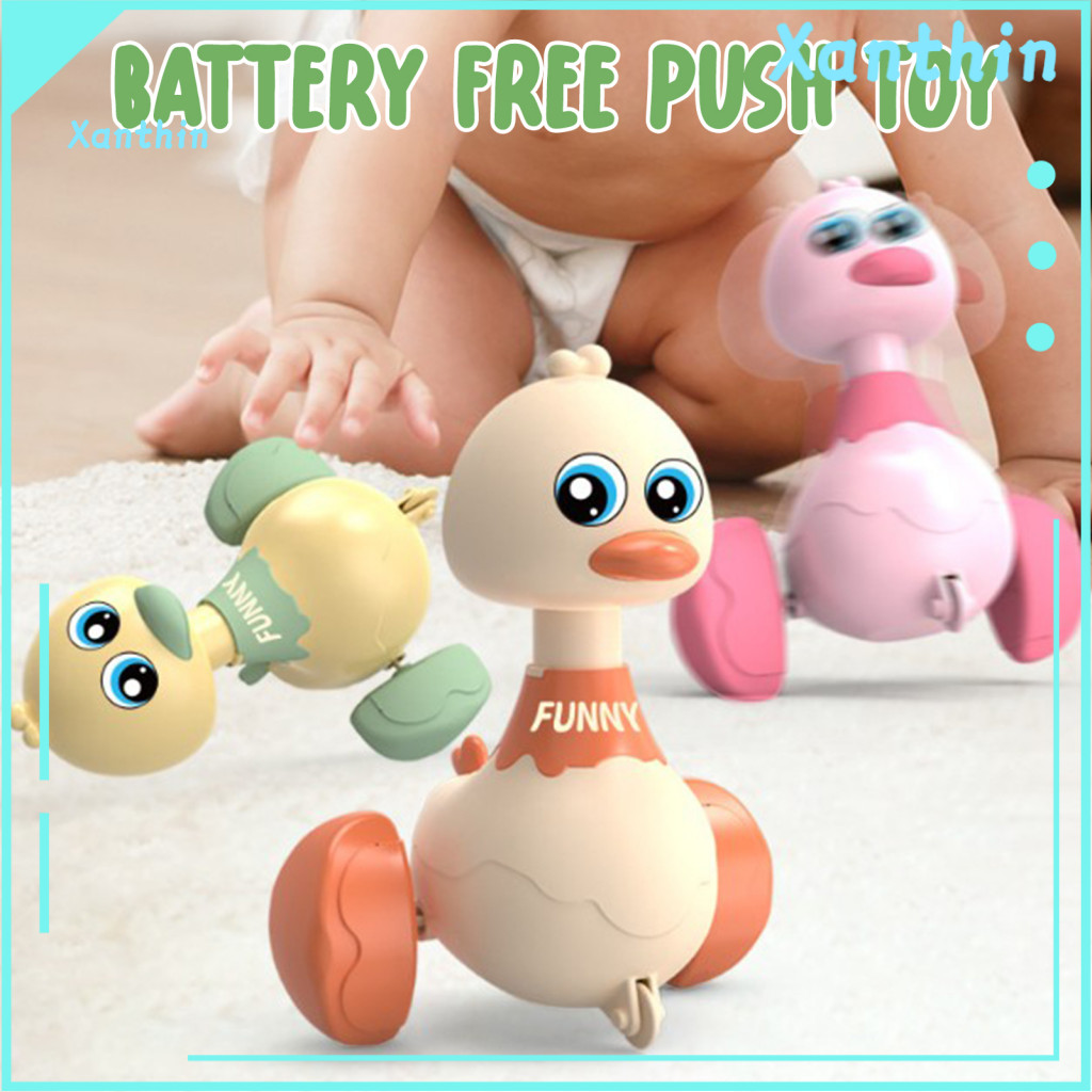Toddler Duck Toy Kids Walking Pull Back Drive with 360° Rotatable Head – Educational Gift for Toddlers Boys Girls Fun