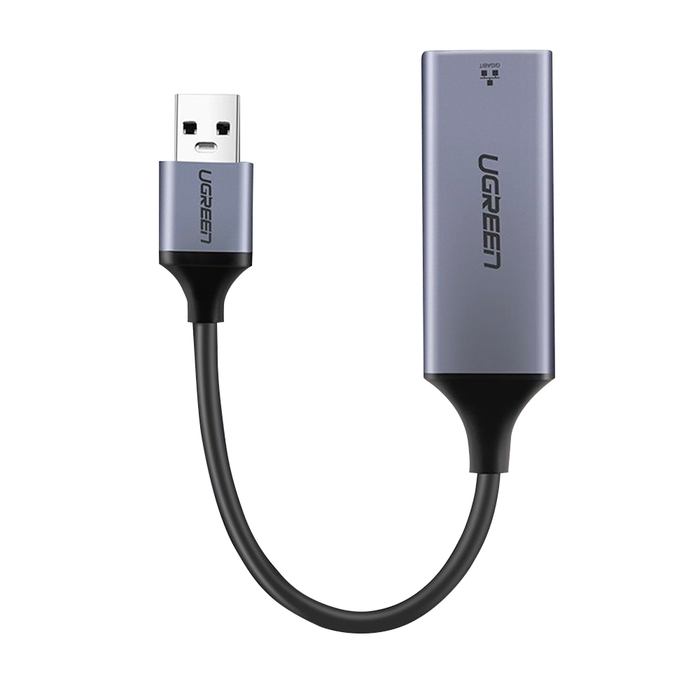 Adaptador de Rede Ugreen Cm209 Usb 3.0 p Rj45 Ethernet + Cabo iOS (K-2831-3673)