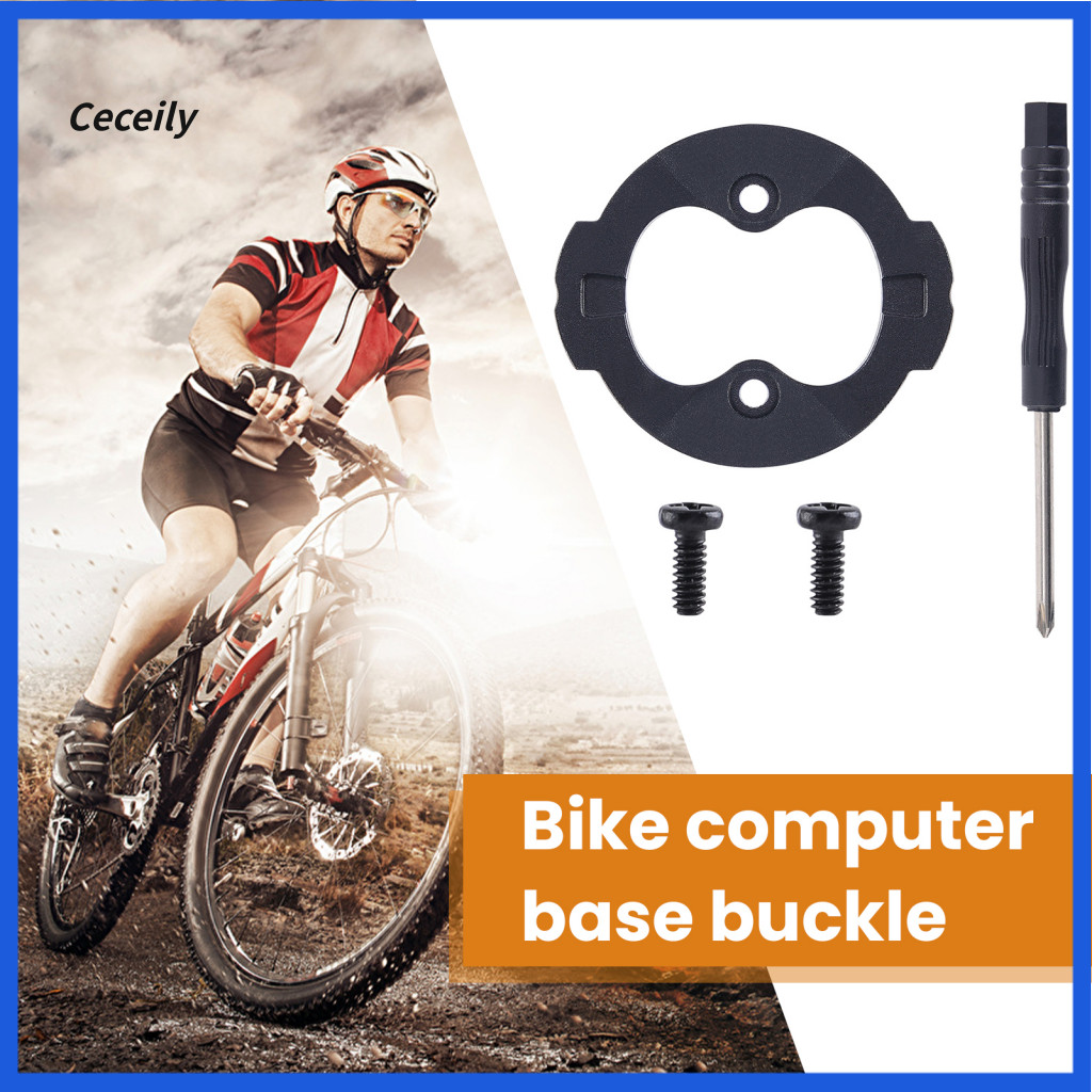 Bike Computer Base Buckle Replacement Aluminum Alloy Mount Adapter for Garmin 540/840 Lightweight Bicycle