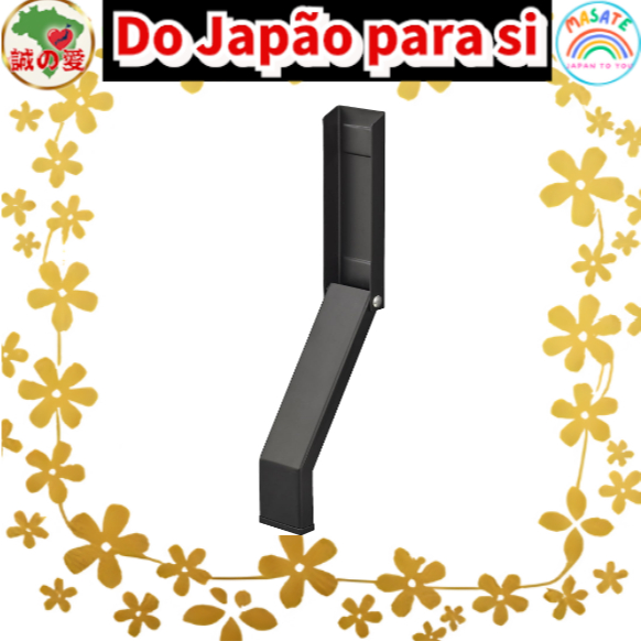 Yamazaki Magnetic Folding Door Stopper, Hands-Free Kick Down Door Stay, Heavy Duty Steel, Non-Slip Rubber Base, No Drill